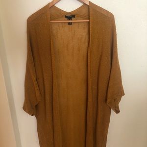 Mustard gold cardigan